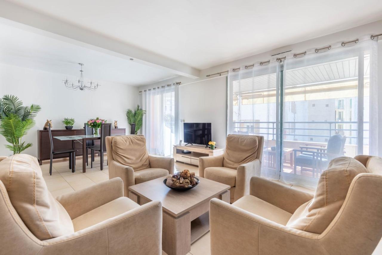 HEART of Nice- Modern Elegant 2BR Flat Big terrace Exterior foto