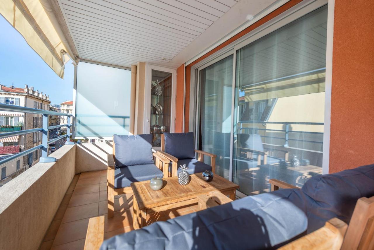 HEART of Nice- Modern Elegant 2BR Flat Big terrace Exterior foto
